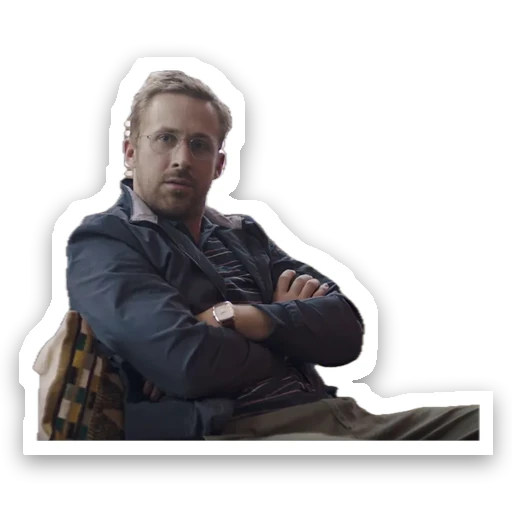 A man with his arms folded, unimpressed